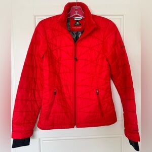 Columbia Women's Mighty Lite Winter Jacket Red‎ Size Small EUC Omni Heat